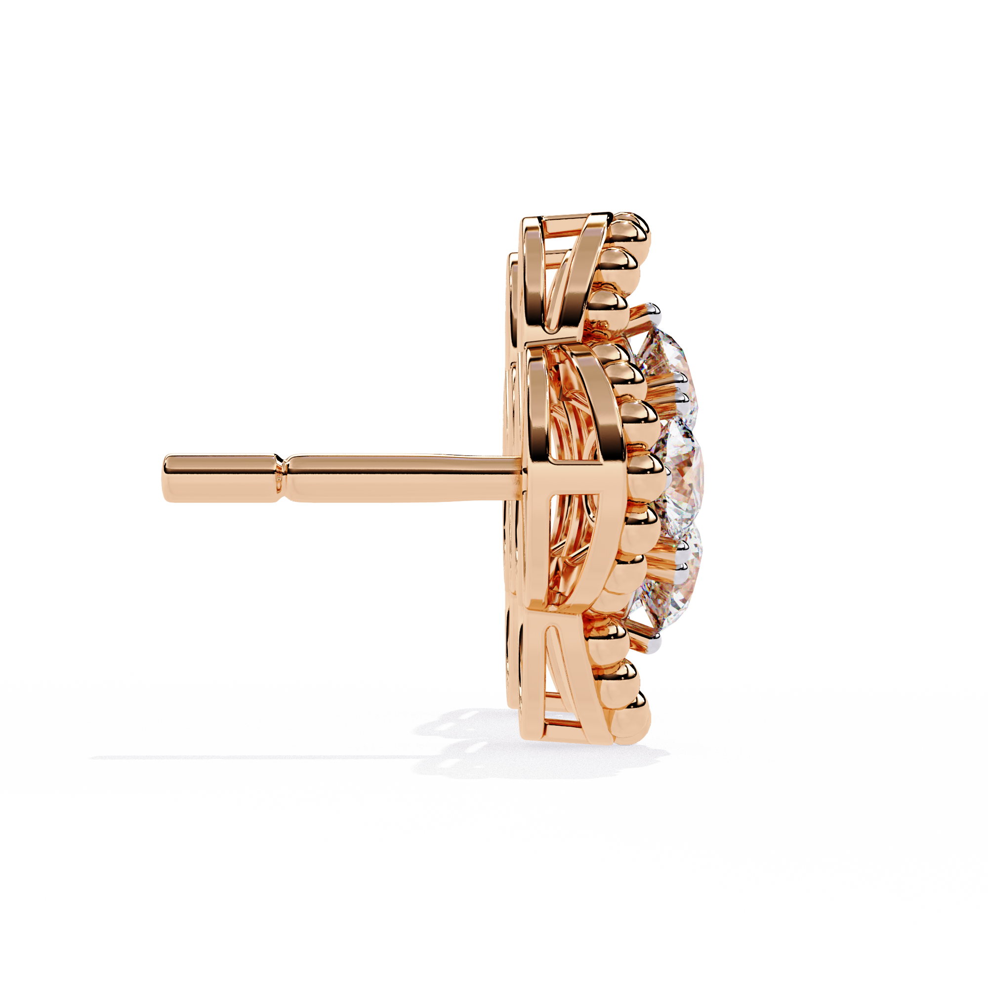Buy Timeless Clover Natural Diamond Studs | SolitaireKart